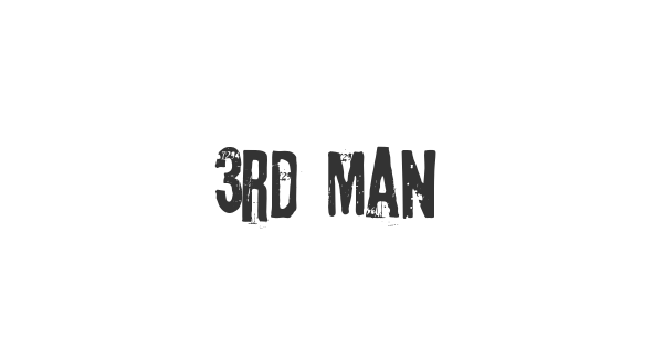 3rd Man font thumb